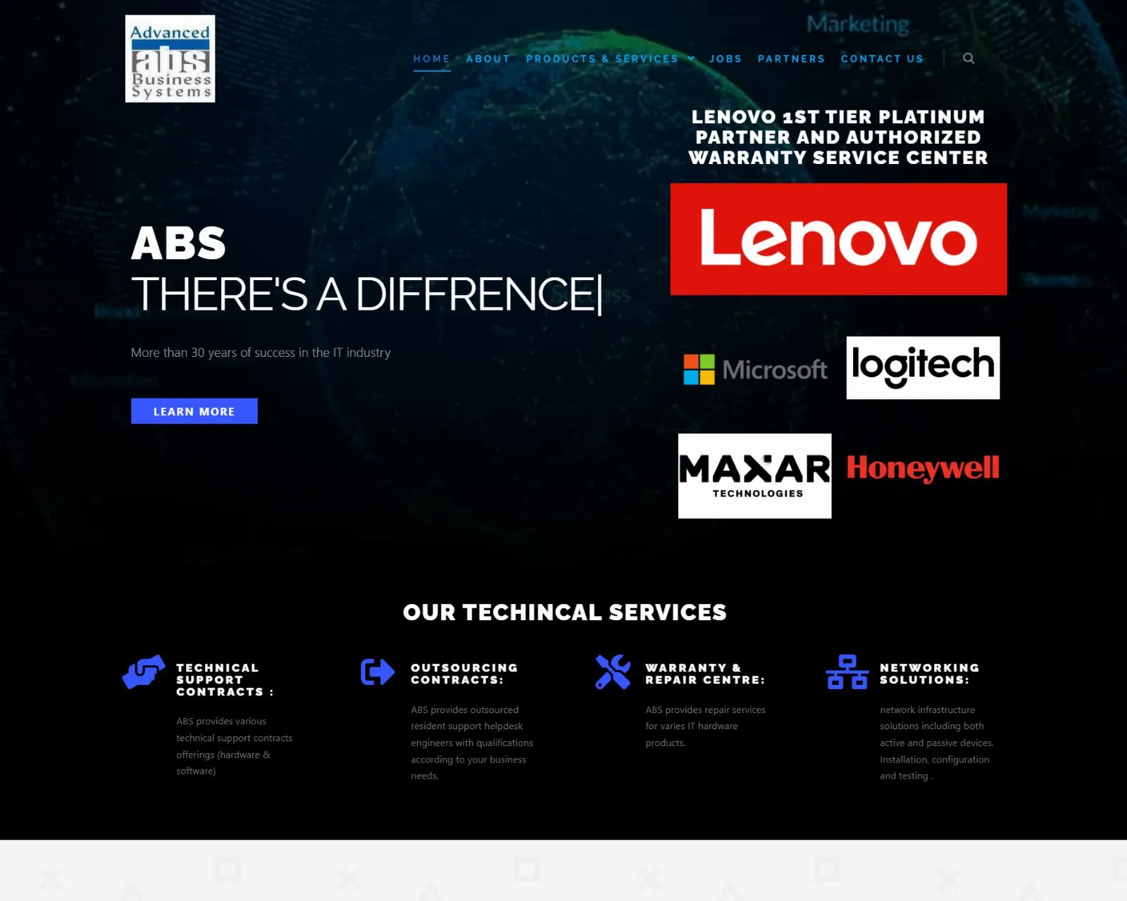 ABS Egypt project by Luminari, SEO, Website case study
